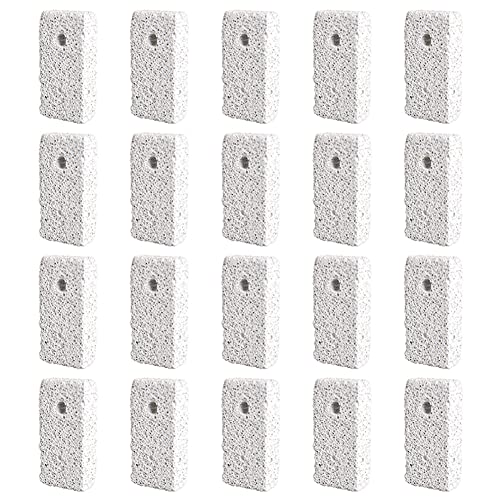 Pet Zähneknirschen Stein Natur Hamster Lava Bites Block Calcium Mineral Hamster Chew Spielzeug Haustier Felsen für Kleintiere Chinchilla 20pcs von Apofly