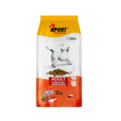 Aport Premium, für kleine oder mittelgroße Rassen, Gute Rezeptur für die Gesundheit von Gelenken und Haut, mit Schwein und Geflügel, für Erwachsene, 12 kg Aport Premium, für kleine oder mittelgroße Rassen, Gute Rezeptur für die Gesundheit von Gelenken und Haut, mit Schwein und Geflügel, für Erwachsene, 12 kg von Aport Premium