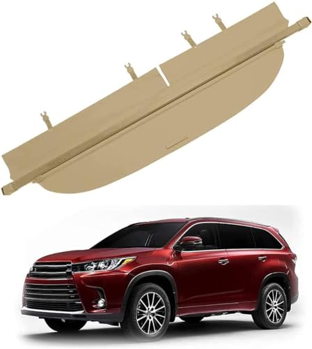 Kofferraumklappen,kompatibel mit Toyota Highlander 2015-2018,Kofferraumvorhang,A-Silver Kofferraumklappen,kompatibel mit Toyota Highlander 2015-2018,Kofferraumvorhang,A-Silver von Aposous