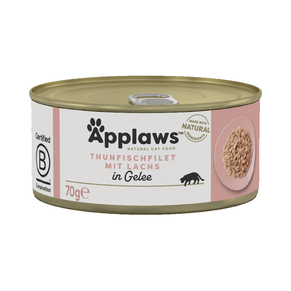 18 x 70 g Applaws zum Sonderpreis! - in Jelly: Thunfisch & Lachs 18 x 70 g Applaws zum Sonderpreis! - in Jelly: Thunfisch & Lachs von Applaws