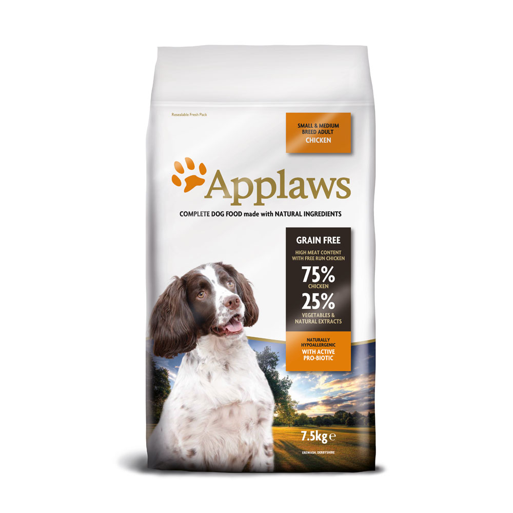 2,5 kg gratis! 7,5 kg Applaws Trockenfutter - Adult Huhn Kleine & Mittelgroße Rassen 2,5 kg gratis! 7,5 kg Applaws Trockenfutter - Adult Huhn Kleine & Mittelgroße Rassen von Applaws