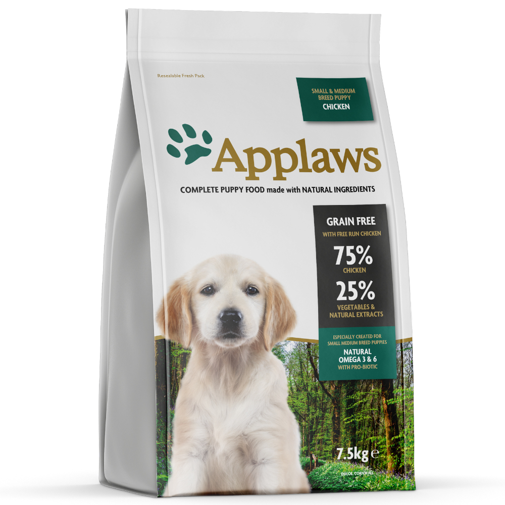 2,5 kg gratis! 7,5 kg Applaws Trockenfutter - Puppy Huhn Kleine & Mittelgroße Rassen 2,5 kg gratis! 7,5 kg Applaws Trockenfutter - Puppy Huhn Kleine & Mittelgroße Rassen von Applaws