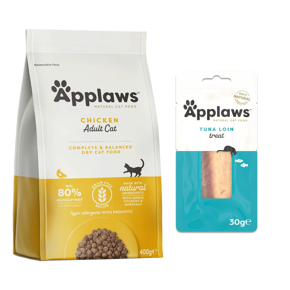 350 g / 400 g Applaws Trockenfutter + 30 g Loin Thunfisch Snack gratis! - Adult Huhn 400 g 350 g / 400 g Applaws Trockenfutter + 30 g Loin Thunfisch Snack gratis! - Adult Huhn 400 g von Applaws