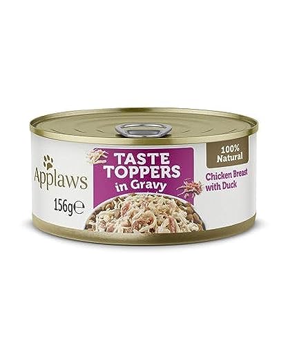 APPLAWS Dog Dose Topper Huhn und Ente in Sauce, 12 x 156 g von Applaws