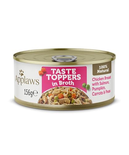 APPLAWS Topper in Brühe, Huhn mit Lachs, Dose, 156 g APPLAWS Topper in Brühe, Huhn mit Lachs, Dose, 156 g von Applaws