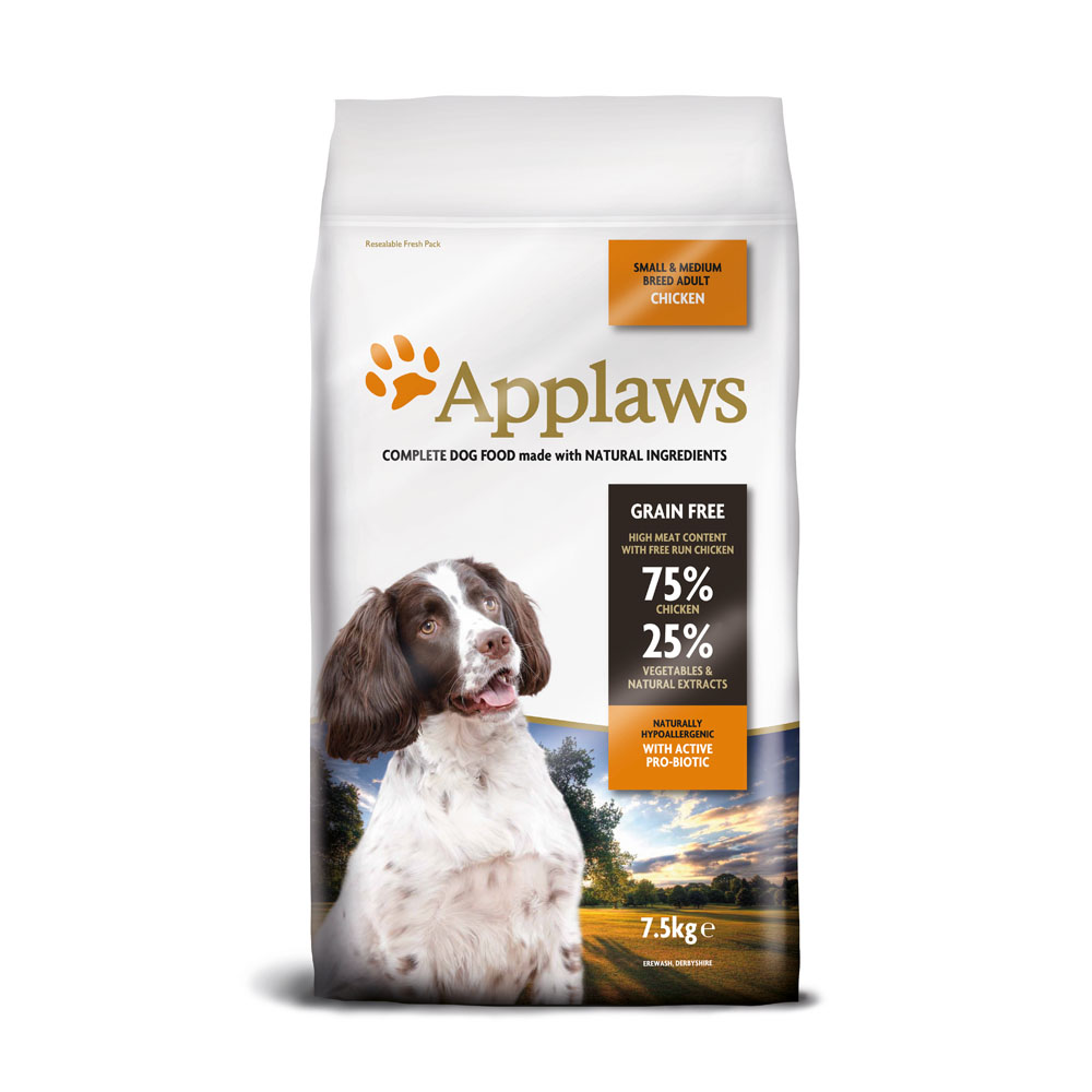 Applaws Adult Huhn Kleine & Mittelgroße Rassen - 7,5 kg von Applaws