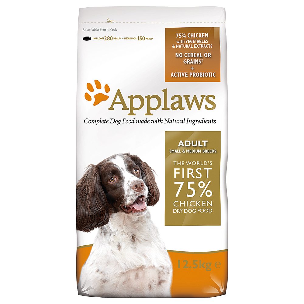 Applaws Adult Huhn Kleine & Mittelgroße Rassen - Sparpaket: 2 x 12,5 kg Applaws Adult Huhn Kleine & Mittelgroße Rassen - Sparpaket: 2 x 12,5 kg von Applaws