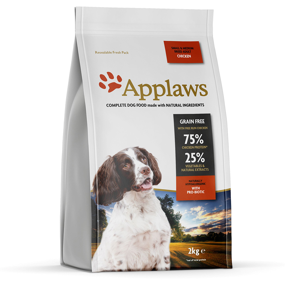 Applaws Adult Huhn Kleine & Mittelgroße Rassen - Sparpaket: 2 x 2 kg von Applaws