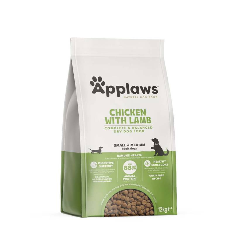 Applaws Adult Huhn & Lamm Kleine & Mittelgroße Rassen - 12 kg Applaws Adult Huhn & Lamm Kleine & Mittelgroße Rassen - 12 kg von Applaws