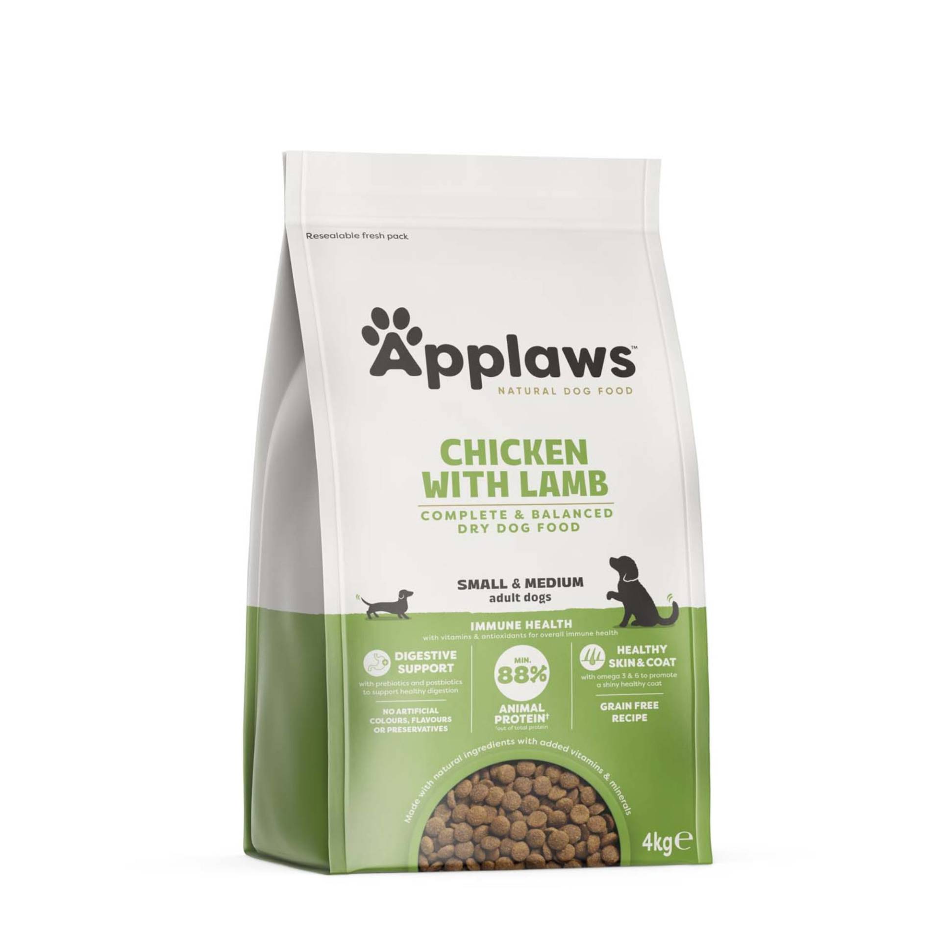 Applaws Adult Huhn & Lamm Kleine & Mittelgroße Rassen - 4 kg Applaws Adult Huhn & Lamm Kleine & Mittelgroße Rassen - 4 kg von Applaws
