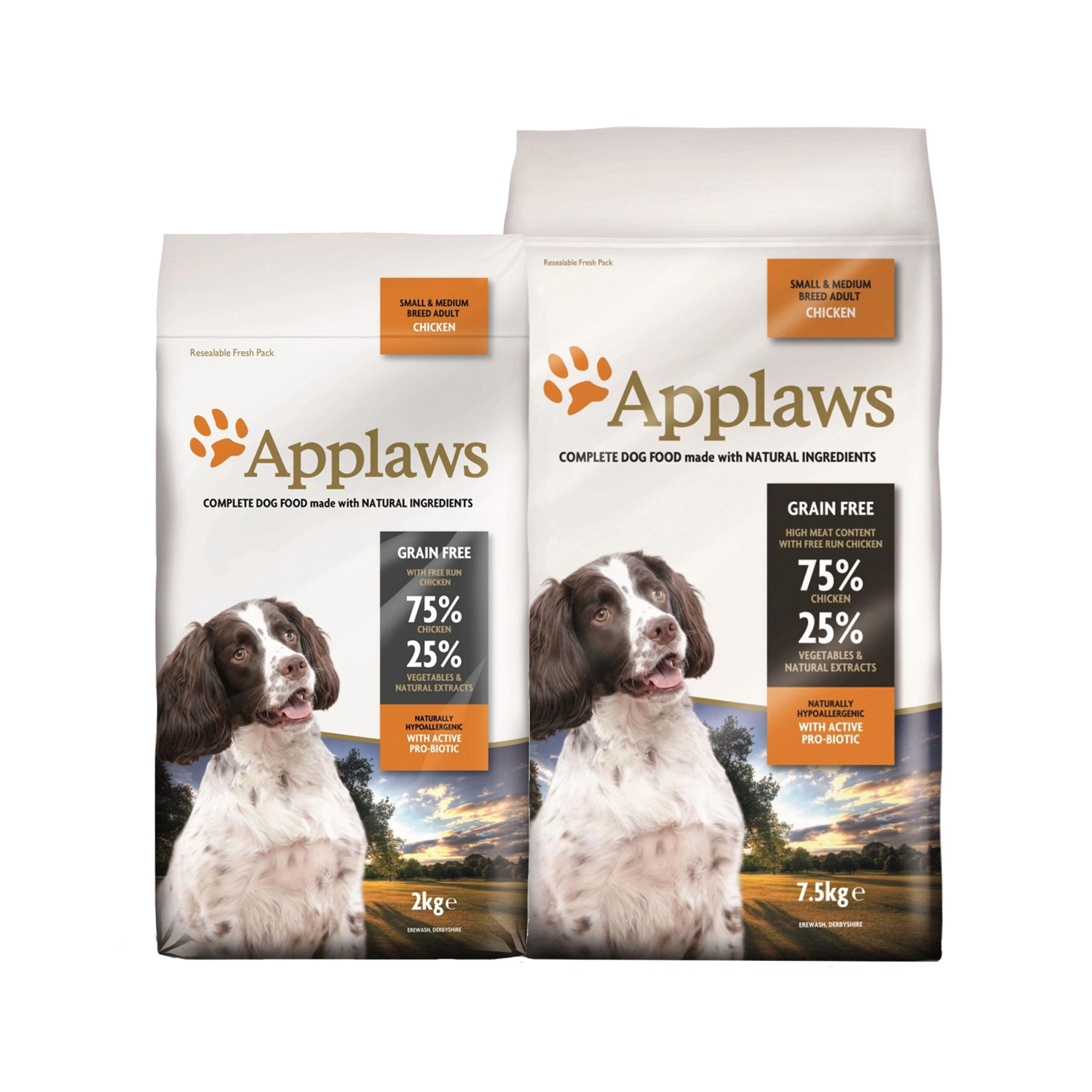 Applaws Adult Small & Medium Hundefutter - Huhn - 7,5 kg von Applaws