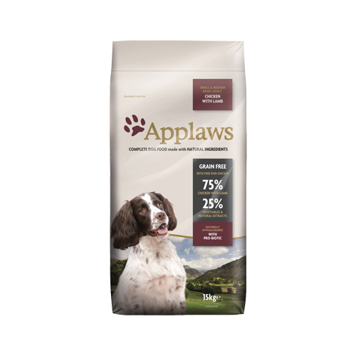 Applaws Adult Small & Medium Hundefutter - Huhn & Lamm - 2 kg von Applaws