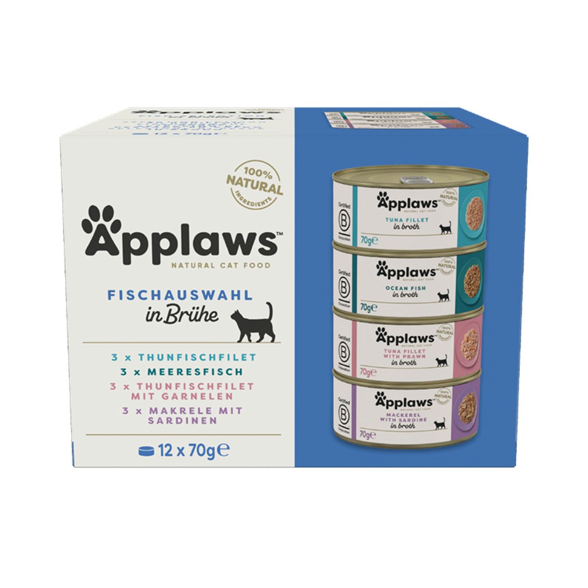 Applaws Cat Fisch Collection 12x70g von Applaws