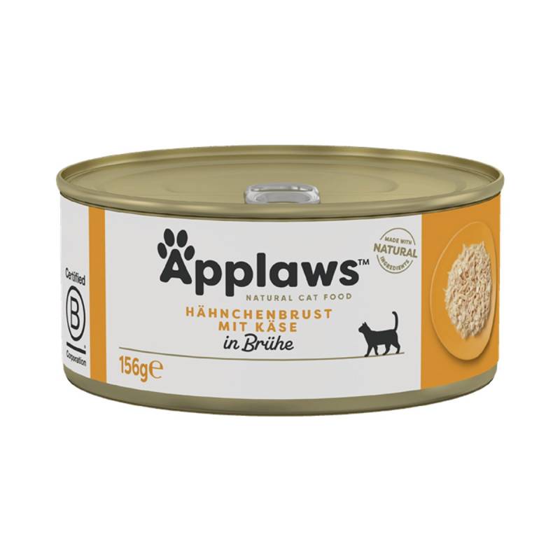 Applaws Cat Hühnchenbrust & Käse 24x156g von Applaws