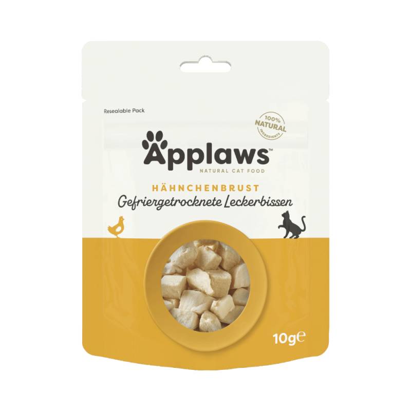 Applaws Cat Natural Gefriergetrocknete Leckerbissen Hähnchenbrust - Sparpaket: 3 x 10 g von Applaws
