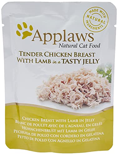 Applaws - Nassfutter für Katzen Cat Jelly Pouch Chicken and Lamm 70 g von Applaws