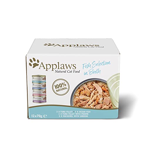 Applaws Cat Tin 4x70g Multipack Fish Selection von Applaws