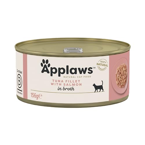 Applaws Cat Tin Tuna Fillet with Salmon in Broth 1x(24x156g) von Applaws