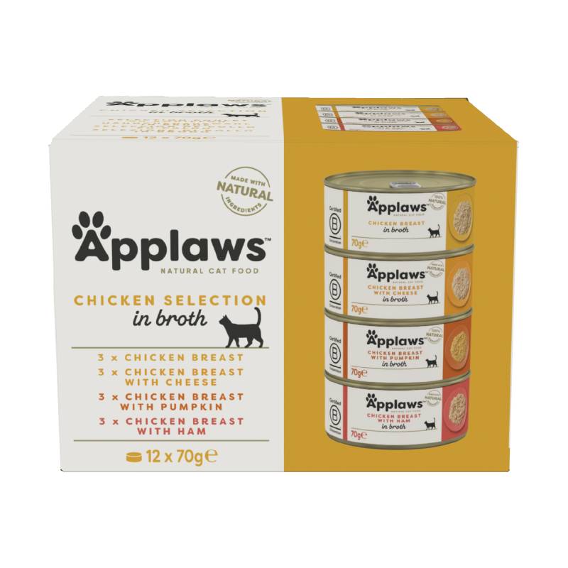 Applaws Chicken Collection Katzenfutter - Dosen - 12 x 70 g von Applaws
