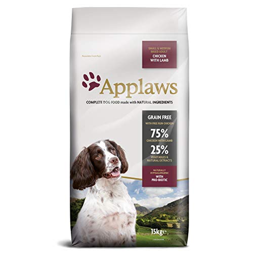 Applaws Complete Dry Dog Food Adult Grain Free Huhn mit Lamm (1 x 15kg Beutel) von Applaws