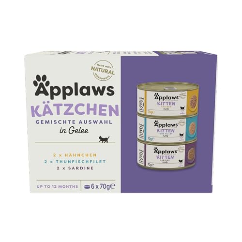 Applaws Katze Dose Kitten Multipack, 6er Pack (6 x 70 g) von Applaws