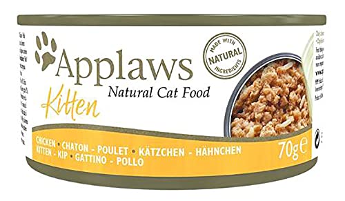 Applaws Katze Dose Kitten mit Hühnchen, 24er Pack (24 x 70 g) von Applaws