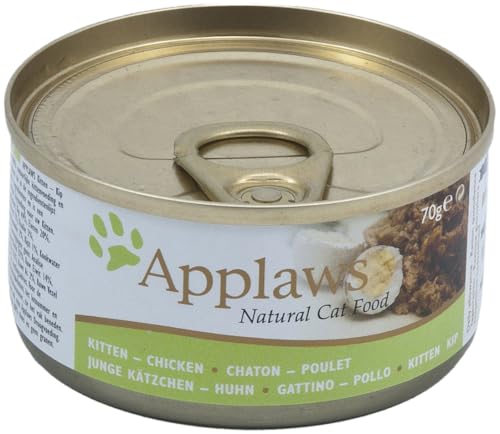 Applaws Katze Dose Kitten mit Hühnchen, 24er Pack (24 x 70 g) von Applaws