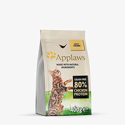 Applaws Katze Trockenfutter mit Hühnchen, 1er Pack (1 x 400 g) von Applaws