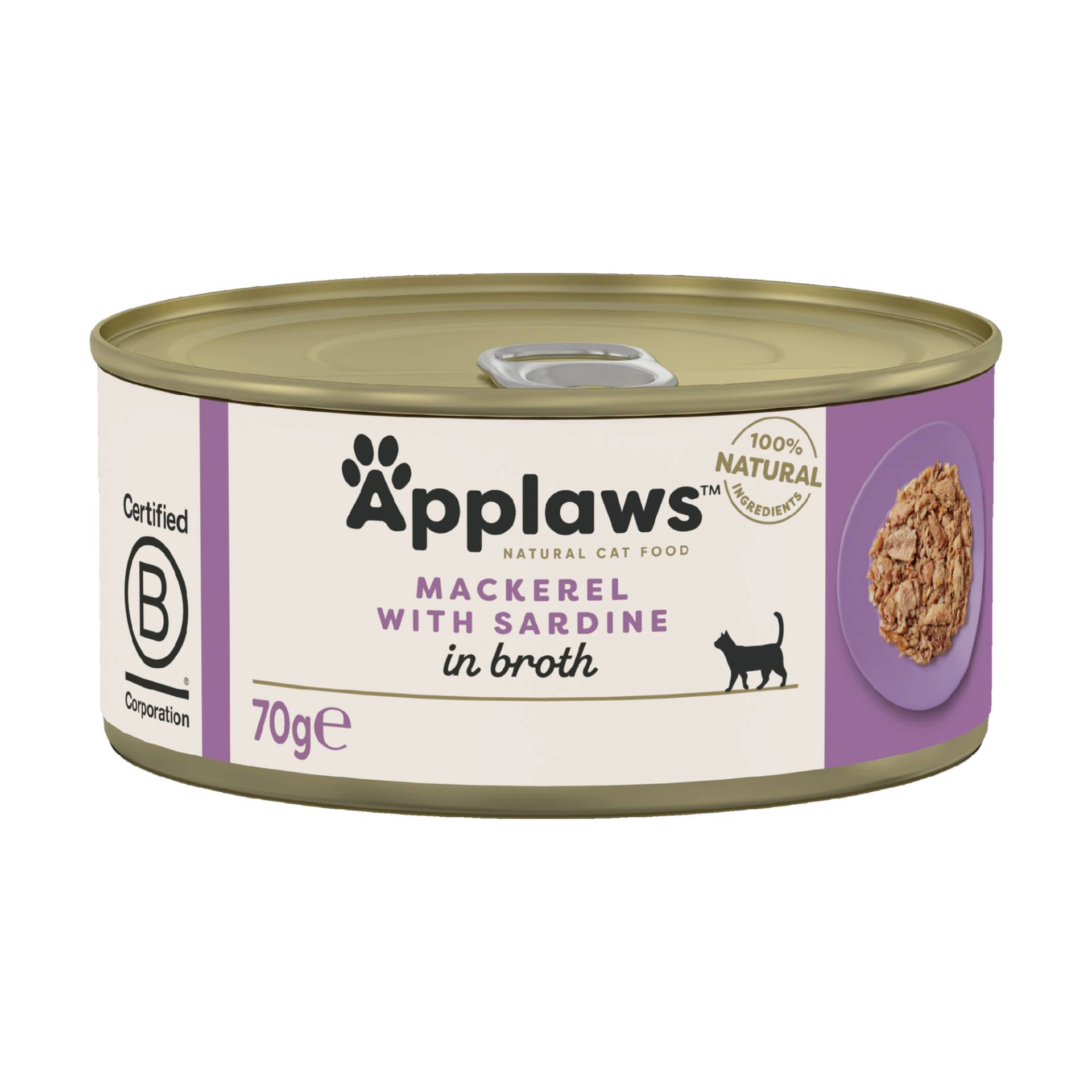 Applaws Katzenfutter - Dosen - Mackerel & Sardine - 24 x 70 g von Applaws