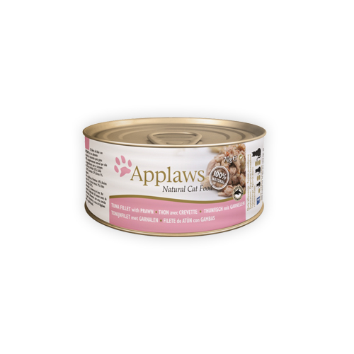 Applaws Katzenfutter - Dosen - Tuna Fillet & Prawn - 24 x 70 g von Applaws