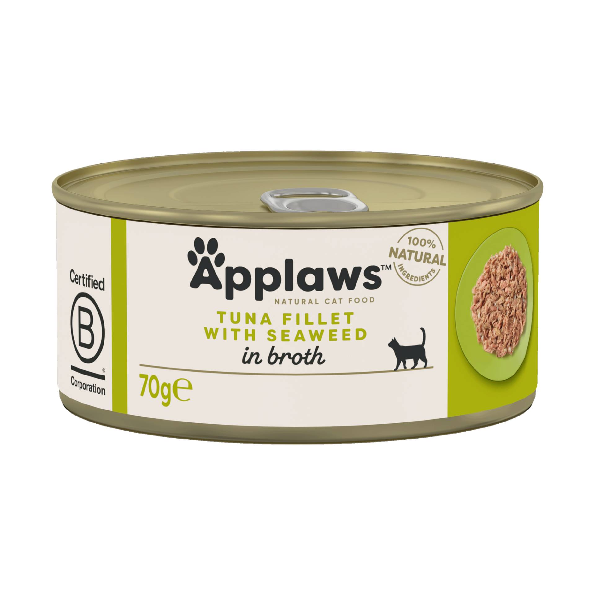 Applaws Katzenfutter - Dosen - Tuna Fillet & Seaweed - 24 x 70 g von Applaws