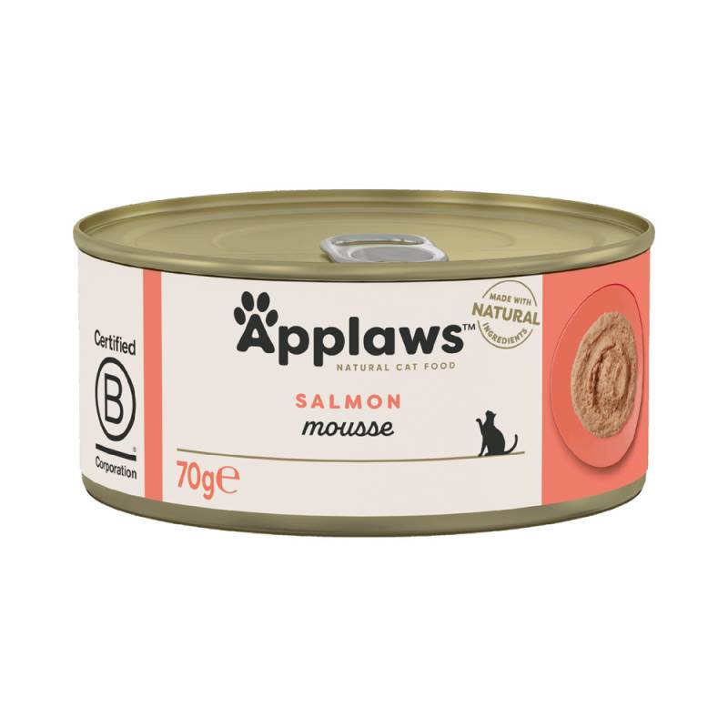 Sparpaket Applaws Mousse 24 x 70 g - Lachs von Applaws