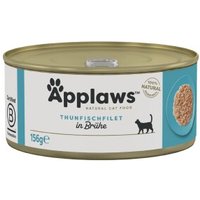 Applaws Nassfutter Katze Adult in Brühe Thunfischfilet 96x156 g von Applaws