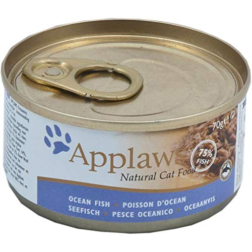 Applaws Natural Cat Food Dosennahrung 70g 24x70g Meeresfisch von Applaws