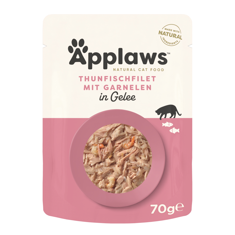 Applaws Pouch in Jelly 16 x 70 g - Thunfisch mit Garnelen von Applaws