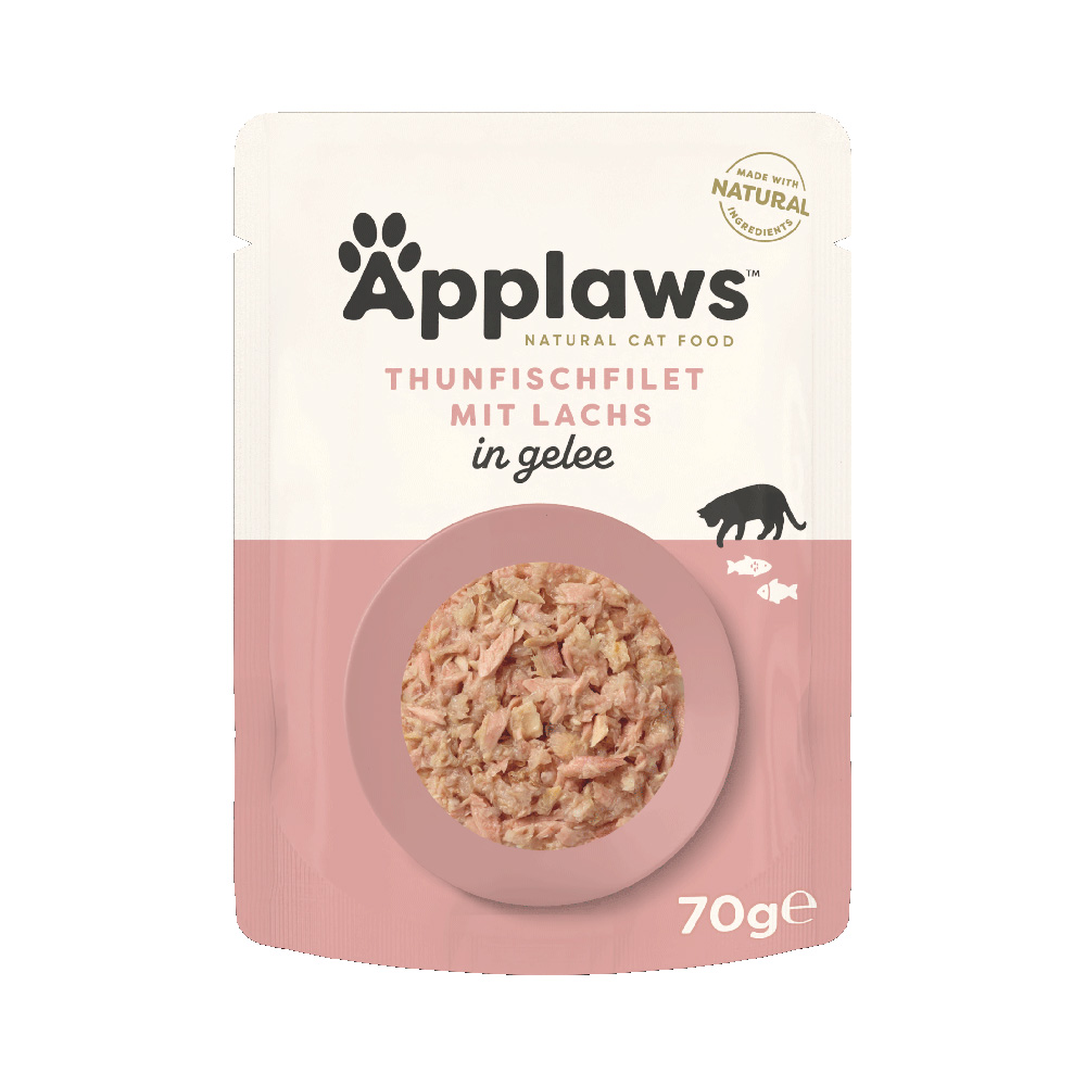 Applaws Pouch in Jelly 16 x 70 g - Thunfisch mit Lachs Applaws Pouch in Jelly 16 x 70 g - Thunfisch mit Lachs von Applaws