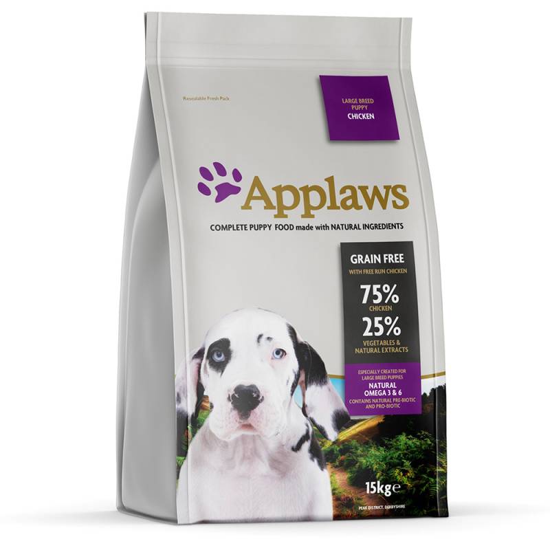 Applaws Puppy Huhn Große Rassen - Sparpaket: 2 x 15 kg von Applaws