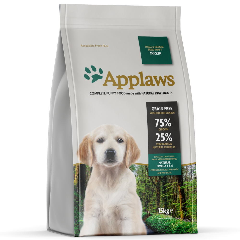 Applaws Puppy Huhn Kleine & Mittelgroße Rassen - 15 kg Applaws Puppy Huhn Kleine & Mittelgroße Rassen - 15 kg von Applaws