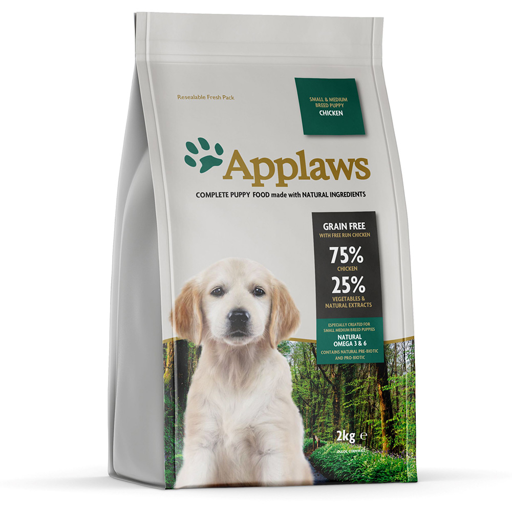 Applaws Puppy Huhn Kleine & Mittelgroße Rassen - Sparpaket: 2 x 2 kg von Applaws
