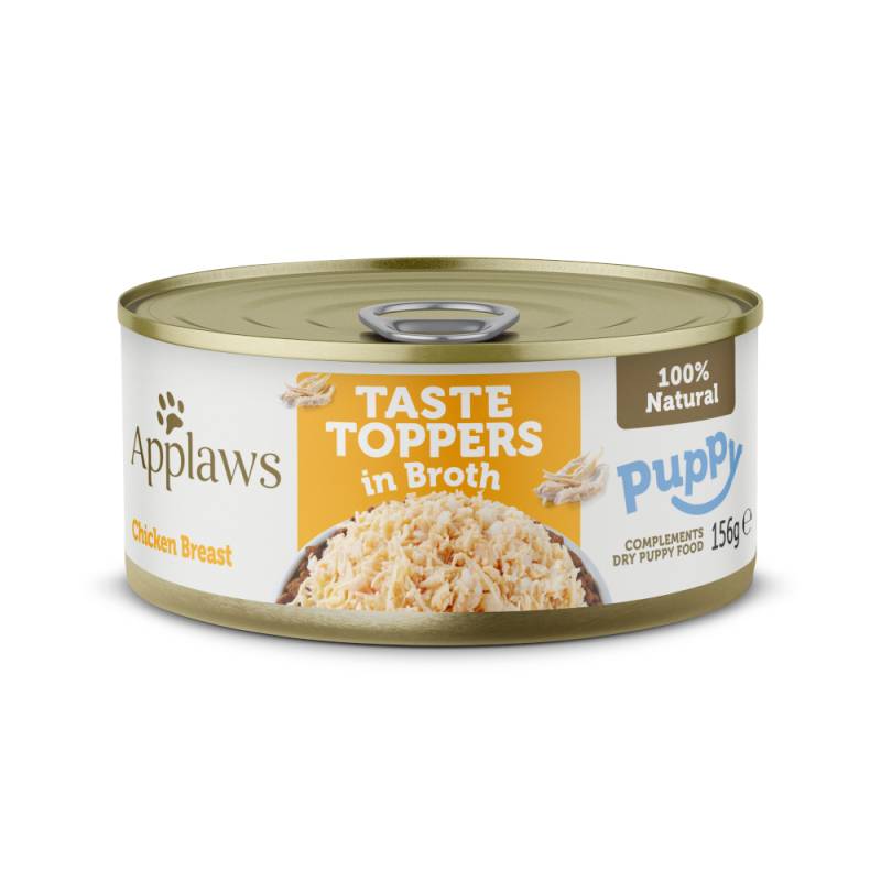 Applaws Puppy Taste Toppers in Brühe 6 x 156 g - Hähnchenbrust von Applaws