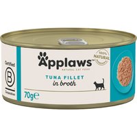 Applaws in Brühe 6 x 70 g - Thunfischfilet von Applaws