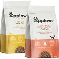 Probierpaket Applaws 2 x 400 g - Mix (Huhn, Huhn mit Lachs) von Applaws