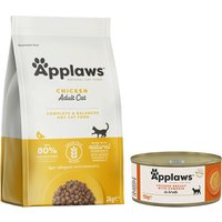 Probierpaket Applaws Trocken- & Nassfutter - 2 kg Adult Huhn + 6 x 156 g Huhn mit Kürbis von Applaws