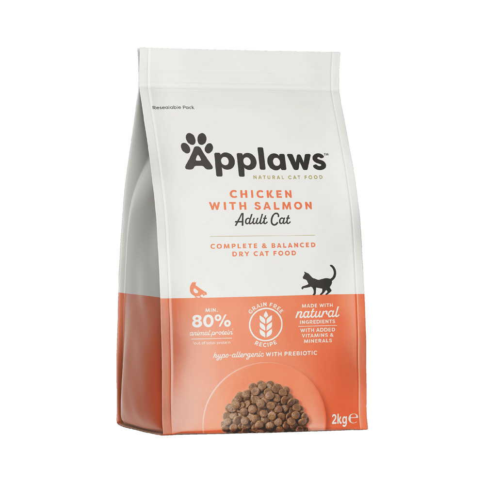 Sparpaket Applaws 2 x 2 kg / 1,8 kg - Huhn & Lachs von Applaws