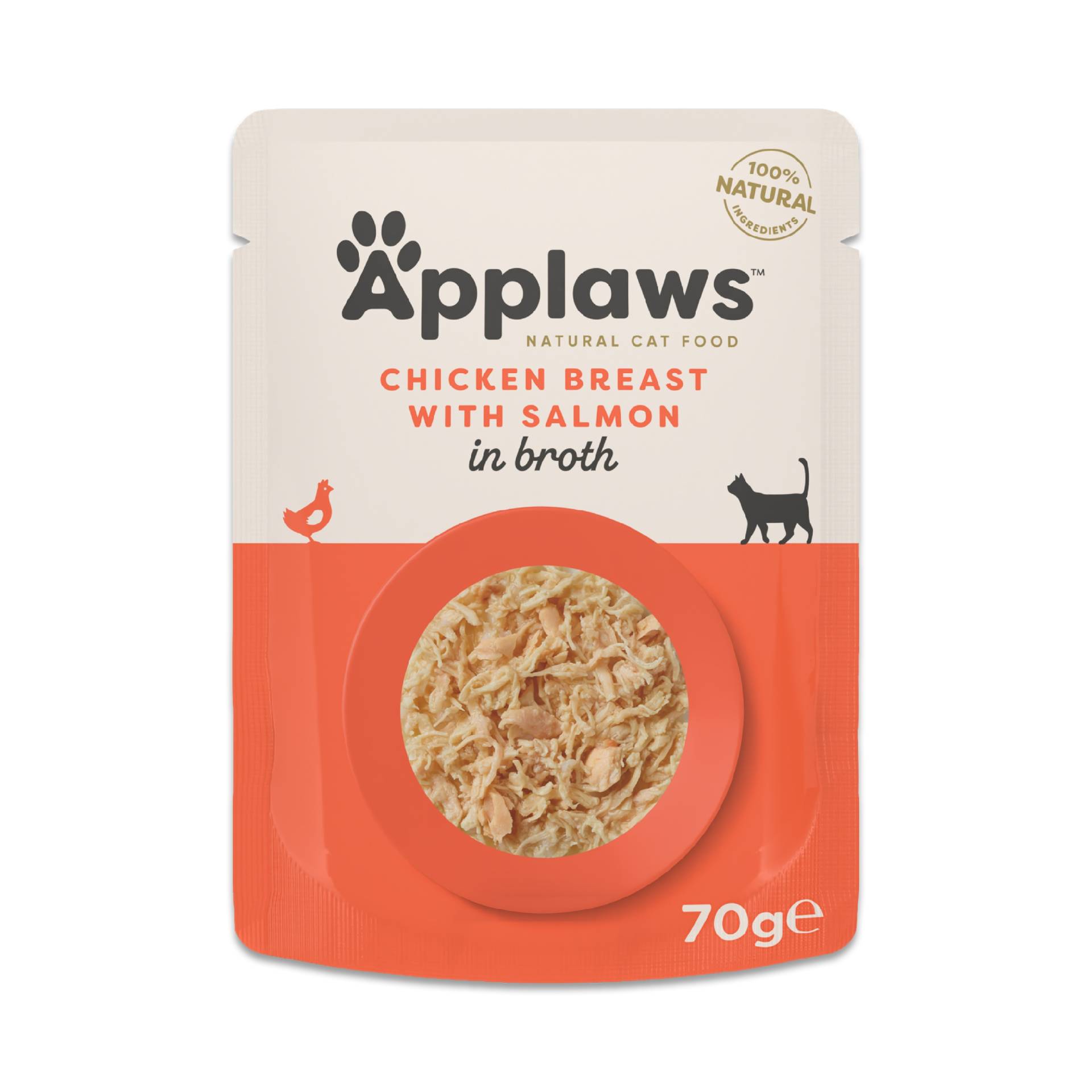 Sparpaket Applaws Cat Natural in Brühe 24 x 70 g - Hähnchenbrust mit Lachs Sparpaket Applaws Cat Natural in Brühe 24 x 70 g - Hähnchenbrust mit Lachs von Applaws