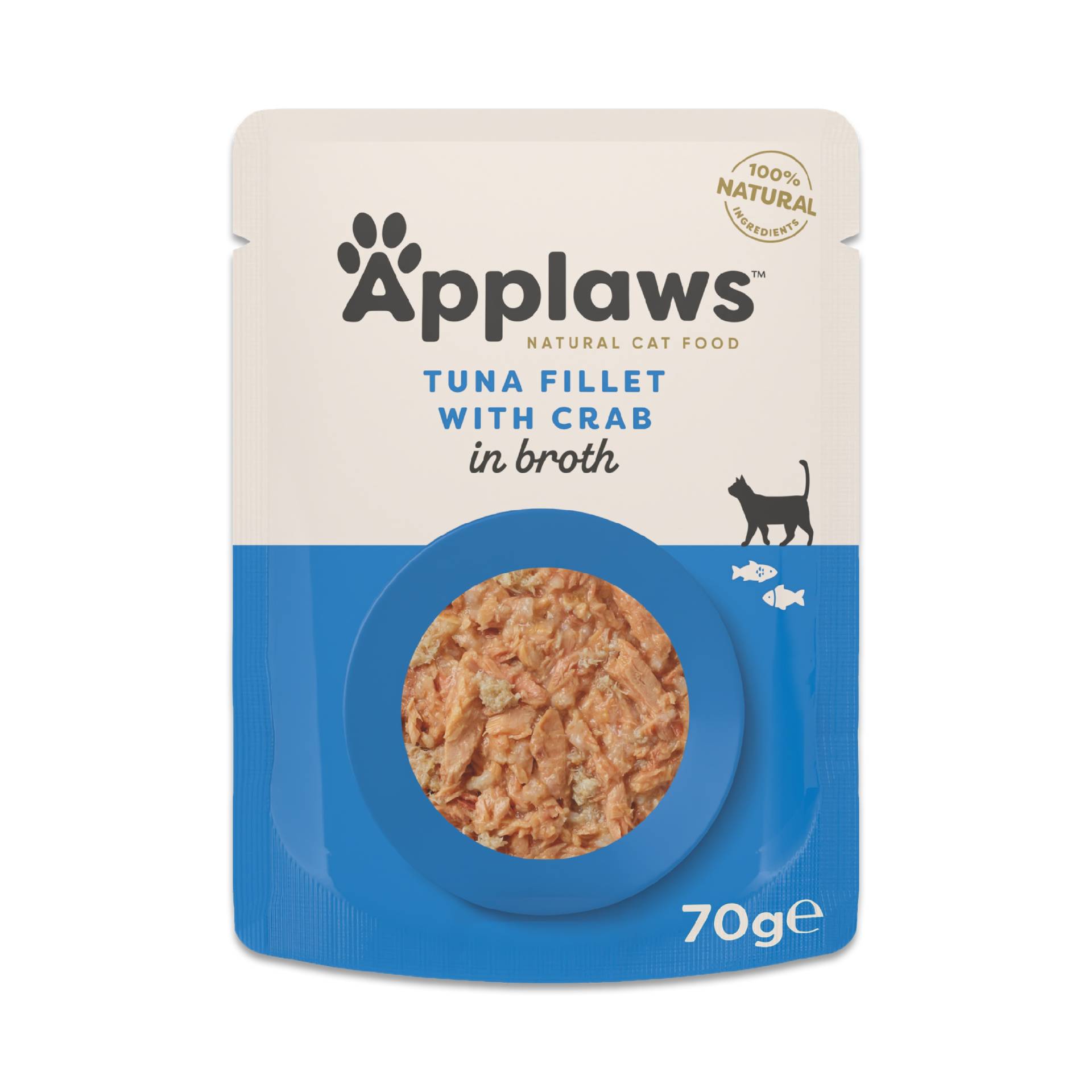 Sparpaket Applaws Cat Natural in Brühe 24 x 70 g - Thunfischfilet mit Krabben Sparpaket Applaws Cat Natural in Brühe 24 x 70 g - Thunfischfilet mit Krabben von Applaws