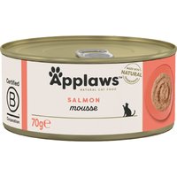 Sparpaket Applaws Mousse 24 x 70 g - Lachs von Applaws