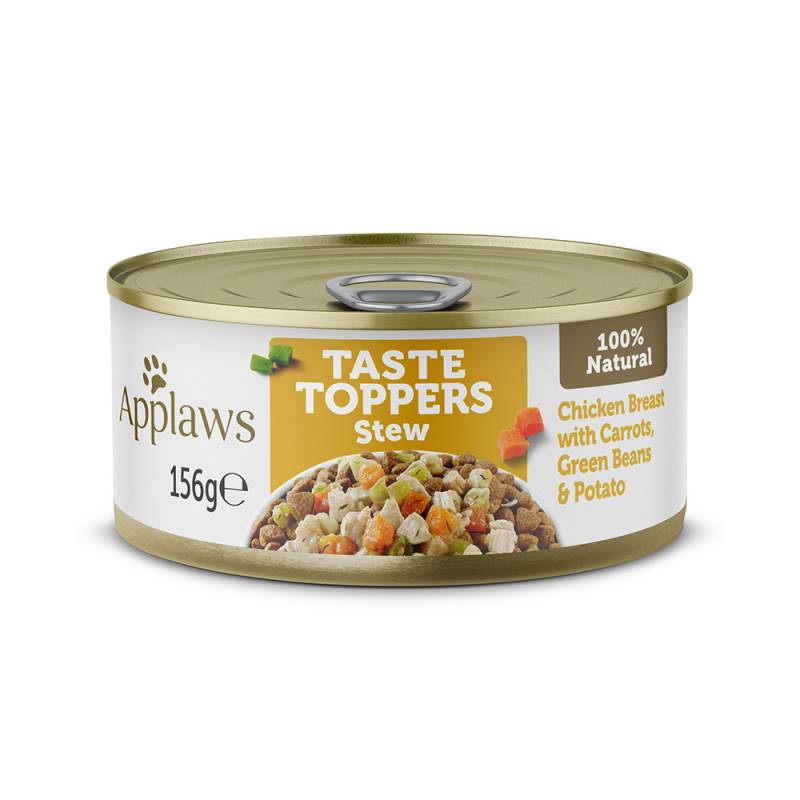 Sparpaket Applaws Taste Toppers Stew 24 x 156 g - Huhn von Applaws