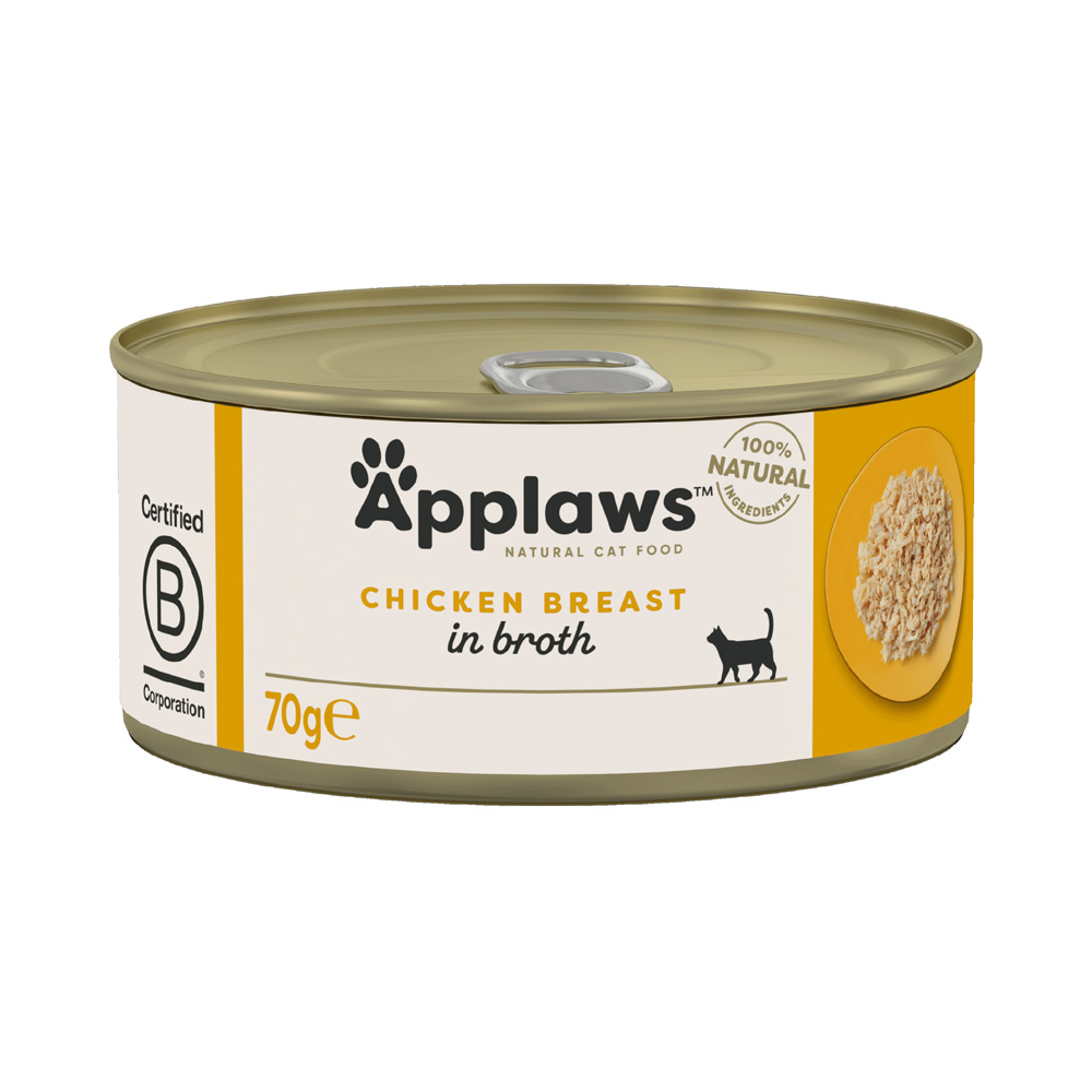 Sparpaket Applaws in Brühe 24 x 70 g - Hühnchenbrust Sparpaket Applaws in Brühe 24 x 70 g - Hühnchenbrust von Applaws