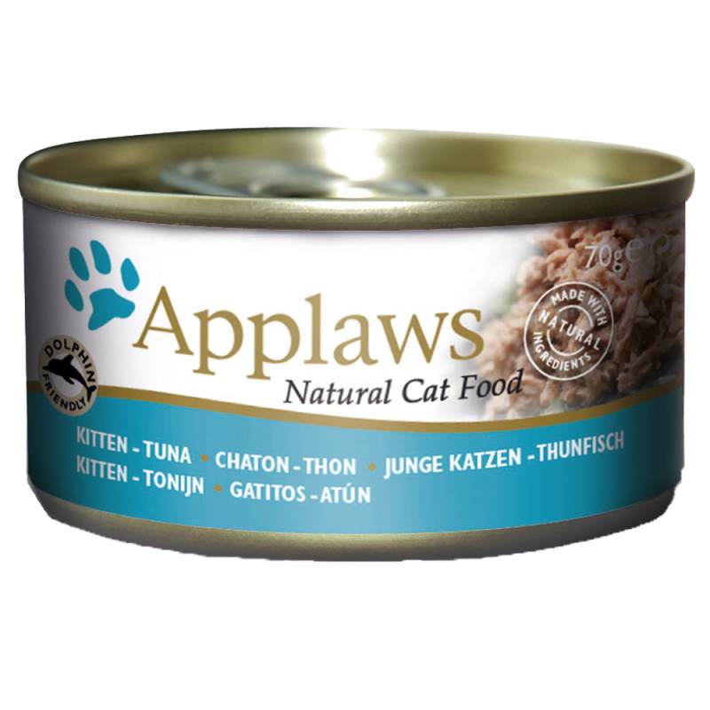 Sparpaket Applaws in Brühe 24 x 70 g - Kitten Tuna Sparpaket Applaws in Brühe 24 x 70 g - Kitten Tuna von Applaws